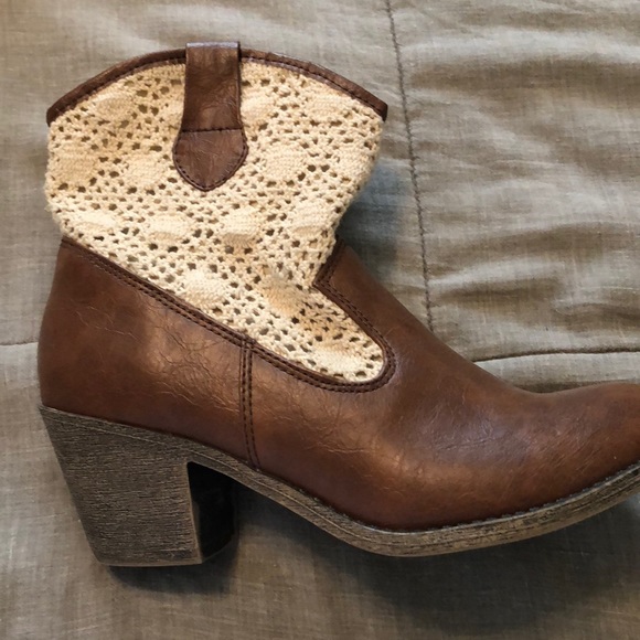 Lace Heeled Boot - Picture 2 of 2